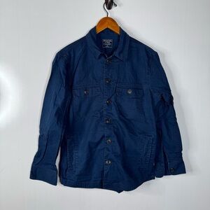 Abercrombie & Fitch Blue Shacket Size Xsmall
